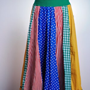 Tellerrock einlagig geteilt lang